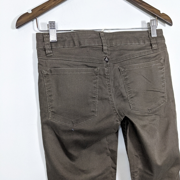Prana Kara Hiking Straight Jeans Dark Mud 0/25 NWT - Picture 3 of 7